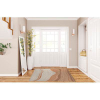 Wrought Studio BUTTE WAVE TERRACOTTA Indoor Floor Mat By Wrought Studio™