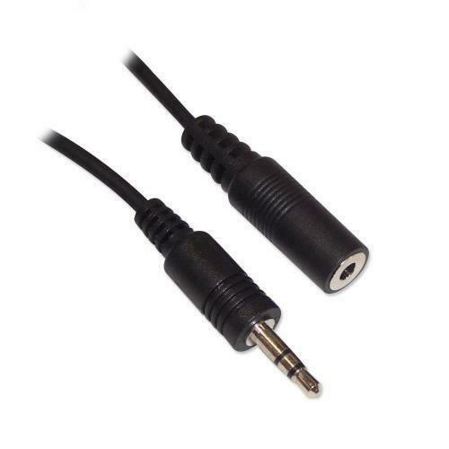 10 ft. BlueDiamond 3.5mm Headphone Cable Extension M/F - Black in General Electronics