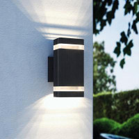 Bazz Bazz Luvia Outdoor Integrated Led Wall Fixture 1000Lumens 12W 3000K 80+Cri