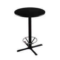 Holland Bar Stool Counter Height Pedestal Dining Table