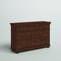 Greyleigh™ Baby & Kids Zara 7 Drawer 54" W Solid Wood Dresser