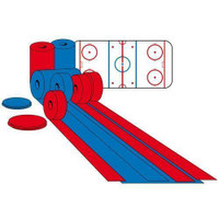 Rouleau de couleur rouge ou bleu pour patinoire
