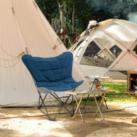 Camping Chair 34.75" x 29.25" x 33" Blue