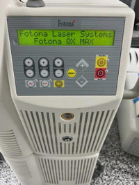 Fotona QX Max Aesthetic 2012 Nd:Yag, Tattoo Removal Laser - LEASE TO OWN $1400 CAD per month