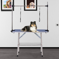 Pet Grooming Table 42.25"x 23.5" x 67" Blue