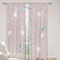 East Urban Home 2 Piece Polyester Curtain Set