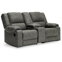 Signature Design by Ashley Benlocke 3-Piece Reclining Loveseat With Console