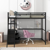 Isabelle & Max™ Ailand Kids Twin Loft Bed with Drawers