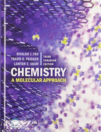 Chemistry: A Molecular Approach, Third Canadian Edition in Other in Ontario