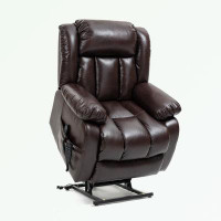 Latitude Run® Power Lift Recliner Chair with 8-Point Vibration Massage and Lumbar Heating