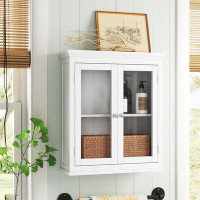 Highland Dunes Allare Teamson Home Madison 20" x 24" Removable Wall Cabinet, White