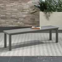 Liberty Furniture Plantation Key Outdoor Dining Bench - Granite