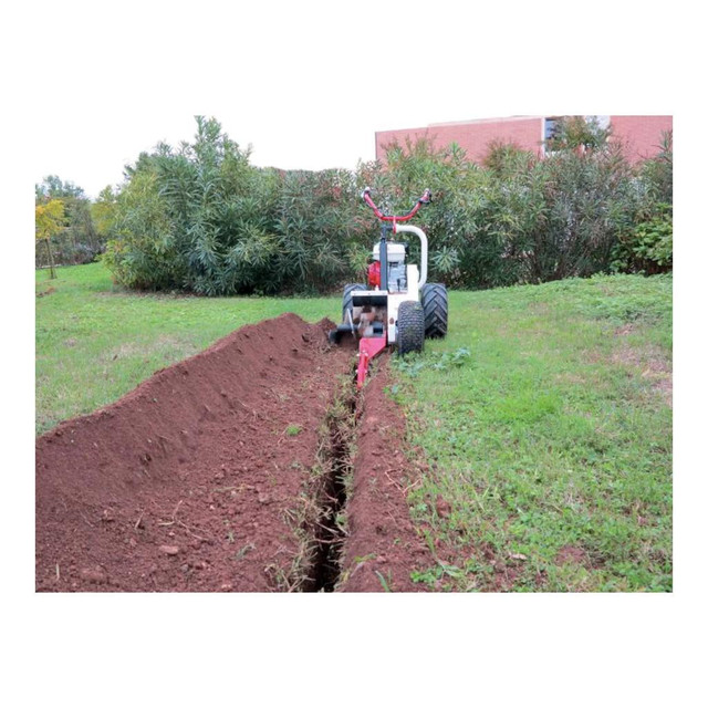 HOC GARBIN TZS HONDA SEMI AUTOMATIC TRENCHER + 6.5 HP GX200 + 18 INCH DEEP + TUNGSTEN CARBIDE BLADES + FREE SHIPPING in Other Business & Industrial - Image 3