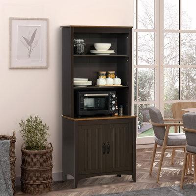 HomCom 69.25'' Kitchen Pantry in Coffee Makers