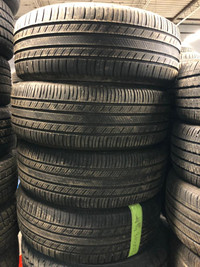 235 60 18 2 Michelin Primacy Used A/S Tires With 90% Tread Left