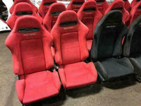 JDM RED RECARO OEM SUPER CLEAN HONDA ACURA DC5 RSX PAIR SEATS FOR SALE