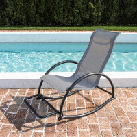 Ebern Designs Mariell Aluminum Outdoor Rocking Chair