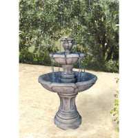 Florence & New Italian Art Company Hand Crafted Outdoor Weather Resistant Floor Fountain