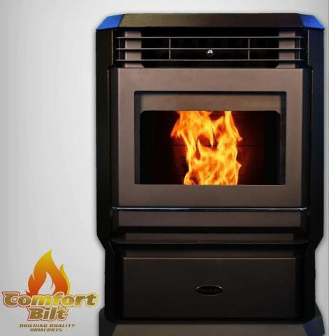 ComfortBilt HP61 Pellet Stove - 2 Finishes - 51 pound hopper capacity, 50,000 BTU, EPA and CSA Certified in Fireplace & Firewood - Image 2