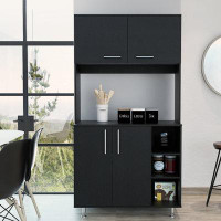 Latitude Run® Kitchen 3-Shelf Pantry Cabinet