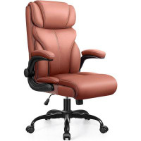 Hokku Designs Office Chair, Ergonomic Big And Tall Computer Desk Chairs, Executive Breathable Leather Chair With Adjusta