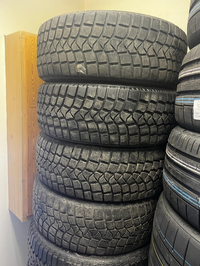 FOUR USED 235 / 55 R18 MAZZINI SNOW LEOPARD TIRES !!! in Tires & Rims in Toronto (GTA)