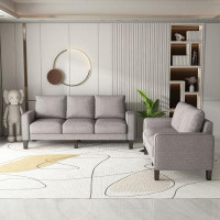 Hokku Designs Modern Living Room Furniture Sofa In Fabric 2+3 Seat
