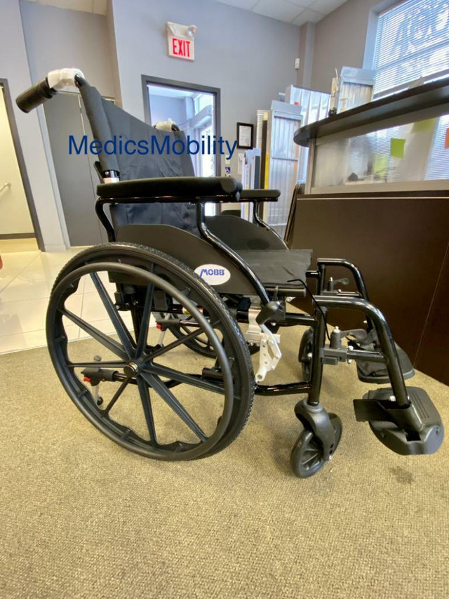 Aluminum Wheelchair by Mobb Health Care MOBBHHC Light Weight  MHALWC18 in Health & Special Needs in Ontario