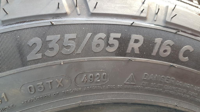 225 75 R16 and 235 65 R16C Michelin Agilis Crossclimate L Range E - H/D Tires in Tires & Rims in Ottawa - Image 3