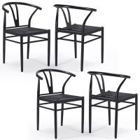George Oliver Kylesha Metal Slat Back Folding Stacking Accent Dining Chair