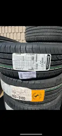 FOUR NEW 205 / 55 R17 CONTINENTAL CONTI PREMIUM CONTACT 2 SSR RUNFLAT TIRES -- SALE