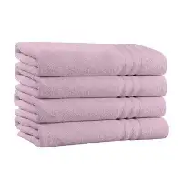 Eider & Ivory™ Celine 4 Piece 100% Cotton Bath Towel Set