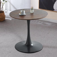 George Oliver Simple and Stylish Metal Base Dining Table for Living Room