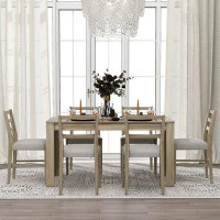 August Grove 7-Piece Dining Table Set