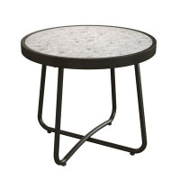 Greyleigh™ Cullompt Steel Patio Side Table