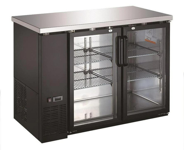 Commercial 49 Double Glass Door Back Bar Cooler in Other Business & Industrial - Image 2