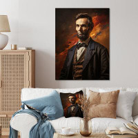 Design Art Abraham Lincoln President Portrait I