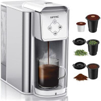SiFENE Versatile 3-in-1 Sifene Coffee Machine - K-Cup, Ground Coffee & Tea Brewer with 50oz Reservoir