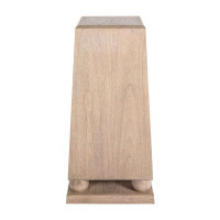 Gabby Chess Solid Wood Pedestal End Table