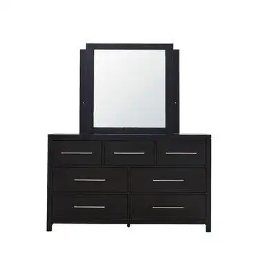 Latitude Run® Drawer Dresser & Mirror