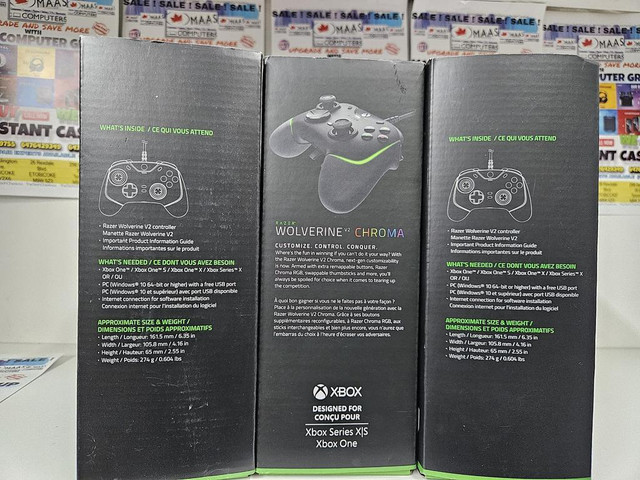 Razer Wolverine V2 - Black Wired Gaming Controller for Xbox Series X - BNIB @MAAS_WIRELESS in General Electronics in Toronto (GTA) - Image 2