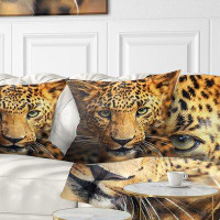 Made in Canada - The Twillery Co. Abstract Leopard Face Close up Pillow