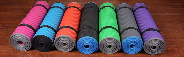 NEW WANDER EXTRA THICK HIGH DENSITY YOGA MAT 722YM in Exercise Equipment in Alberta - Image 3