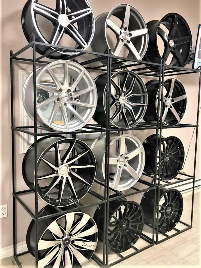 FREE INSTALL! SALE! Brand New ; 5x112 REPLICA BLACK ALLOY WHEELS; FINANCING AVAILABLE! `1 Year Warranty` in Tires & Rims in Toronto (GTA) - Image 2