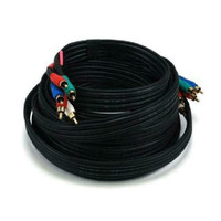 25 ft. 5-RCA (5-in-1) Component Video-Audio Coaxial Cable (RG-59 U) - Black