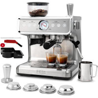 wuudi The New Ultima Cosa 15 Bar Semi-Automatic Espresso Machines For Home Barista PID Intelligent Temp Control Professi