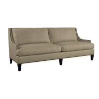 Lillian August Royce 87" Linen Recessed Arm Sofa with Reversible Cushions
