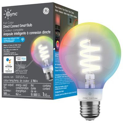 GE Cync Full Colour G25 Indoor Smart LED Light Bulb in Indoor Lighting & Fans in Saskatchewan