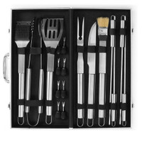 NEW 18 PCS STAINLESS STEEL BBQ SET BARBECUE KIT GS1002