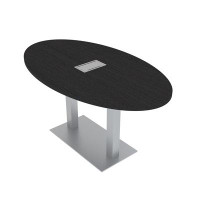 Skutchi Designs, Inc. Oval Meeting Table with Power Modules